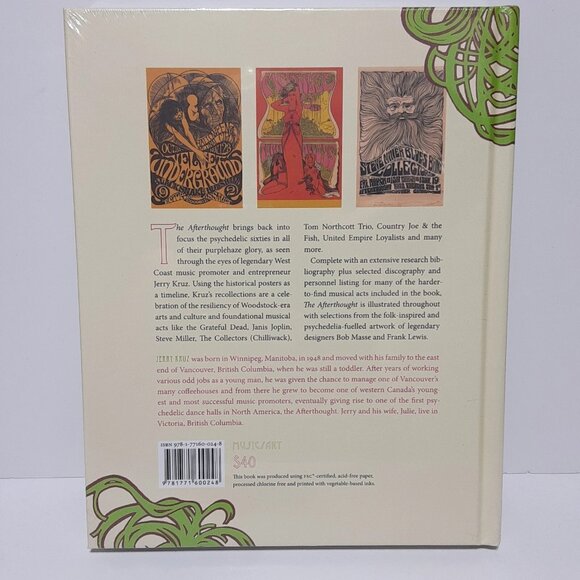 Jerry Kruz AFTERTHOUGHT West Coast ROCK POSTER Recollection HC Book - Sealed - Picture 8 of 9